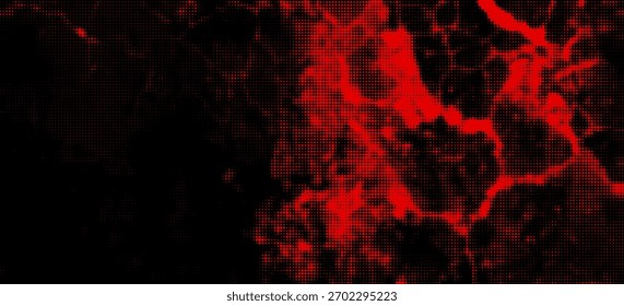 Abstractas fondo de Vector grunge negro rojo con efecto de semitono para diseño de portada, póster, portada, Anuncio, volante y tarjetas. Ilustración de textura futurista brillante.