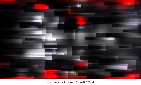 Abstract Red and Black Horizontal Lines and Stripes Background Image