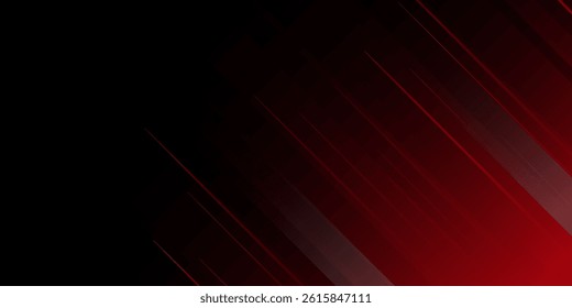 abstract red and black are light pattern with the gradient is the with floor wall metal texture soft tech diagonal background black dark sleek clean modern. vector illustration