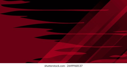 abstrato vermelho e preto são padrão de luz com o gradiente é o com piso parede metal textura macio tecnologia diagonal fundo preto escuro elegante limpo moderno.