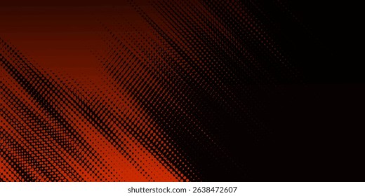 Abstract Red and Black Motion Lines. Vector illustration