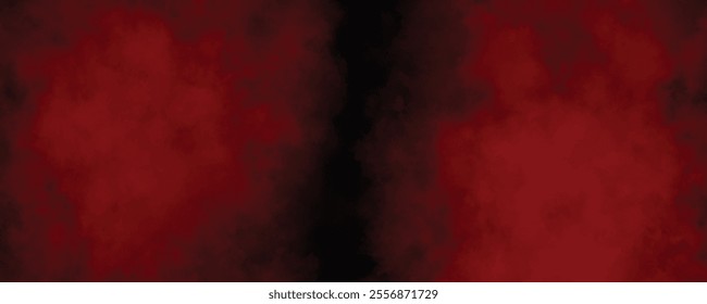 Abstract Red and Black Smoky Haze with Fiery Textures Creating a Surreal and Dramatic Atmosphere
