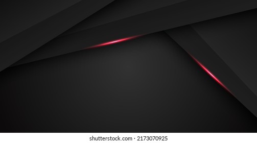 abstract red black space frame layout design tech triangle concept with hexagon texture background. eps10 vector