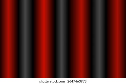 Abstrakter Hintergrund mit roten und schwarzen Streifen. Vektor