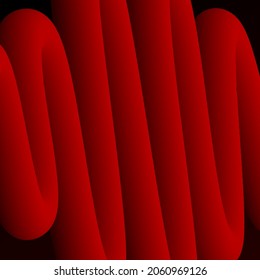 Abstract red blend curve background. Vector illustration.