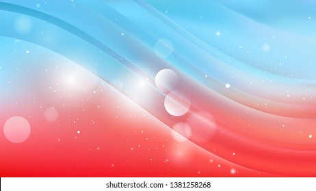 Abstract Red and Blue Background