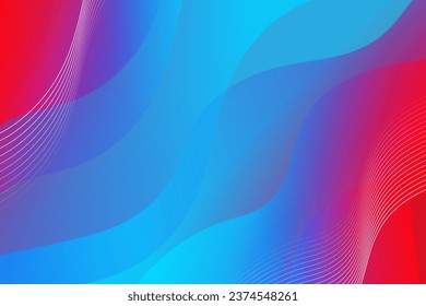 abstract red blue background with copy space for text