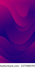 Abstract red blue Background with Wavy Shapes. Modern vector background design. Dynamic Waves. Fluid shapes composition.  Fit for social media story template 
