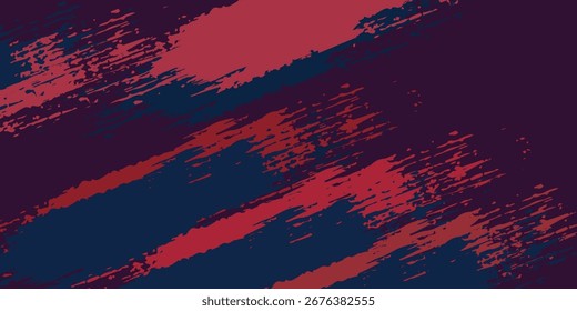 Fundo azul vermelho abstrato. Fundo de apresentação ondulado abstrato vermelho. Ilustração vetorial