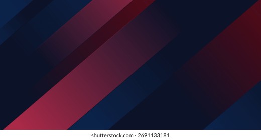 Abstract red blue background. Red abstract wavy presentation background. Vector illustration