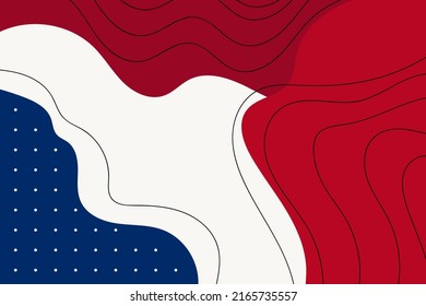 Abstract red and blue color background. Liquid style. Minimalist artwork poster. design for web banner, wallpaper, fabric print 