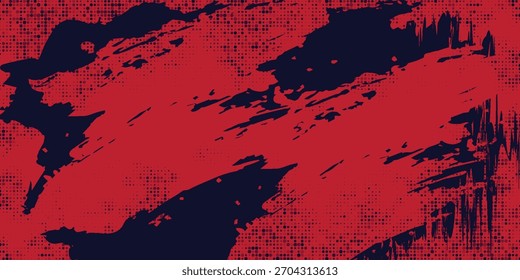 Textura abstracta del grunge del gradiente del patrón del color rojo y azul