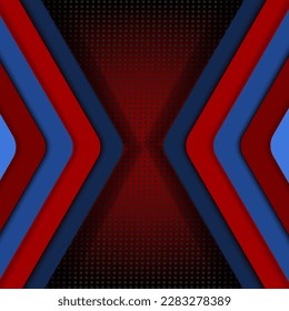 abstract red and blue design background