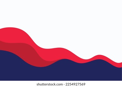 abstract red and blue digital background in liquid design vector