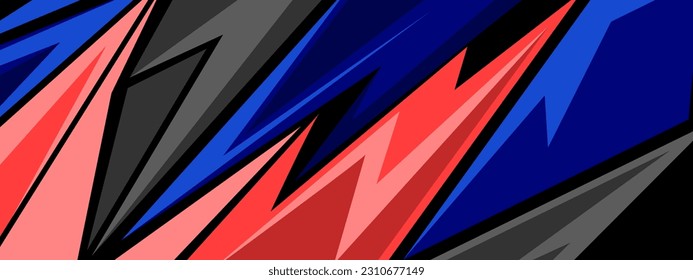 Abstract red blue gaming background in futuristic style. 