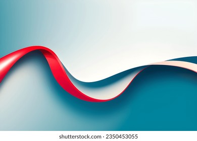 Abstract red and blue geometric background. Dynamic shapes composition. Vector illustration.