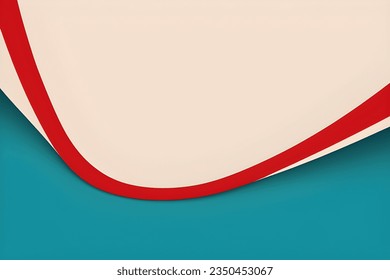 Resumen de fondo geométrico rojo y azul. Composición dinámica de formas. Ilustración vectorial.