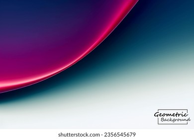 Resumen de fondo geométrico rojo y azul. Composición dinámica de formas. Ilustración vectorial.