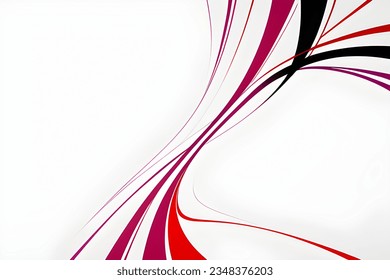 Abstract red and blue geometric. Isolate on white background. Vector illustration.