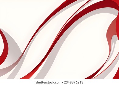 Abstract red and blue geometric. Isolate on white background. Vector illustration.