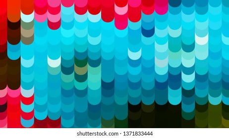 Abstract Red and Blue Geometric Shapes Background Vector Graphic