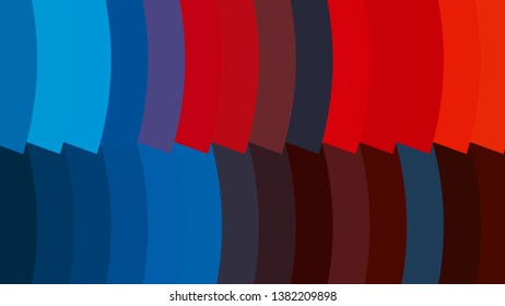 Abstract Red and Blue Geometric Shapes Background Design