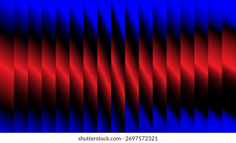 Diseño de fondo Abstractas de líneas de degradado rojo y azul