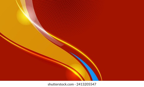 abstract red blue orange background