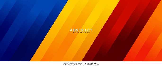 Abstract red, blue and orange modern futuristic background vector illustration design. Vector illustration design for presentation, banner, cover, web, card, poster, wallpaper