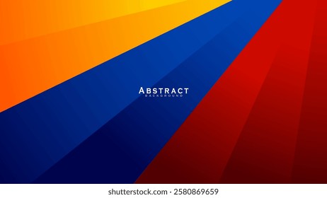 Abstract red, blue and orange modern futuristic background vector illustration design. Vector illustration design for presentation, banner, cover, web, card, poster, wallpaper