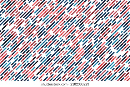 Resumen del fondo de las líneas rojas y azules redondeadas