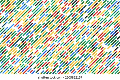Abstract red and blue rounded lines background