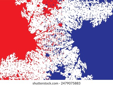 abstract red blue scratch grunge isolate background design. illustration vector design