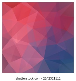 Abstract Red Blue Triangle Background Vector Stock Vector (royalty Free 