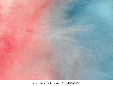 Abstract Red Blue watercolor vector background and texture design