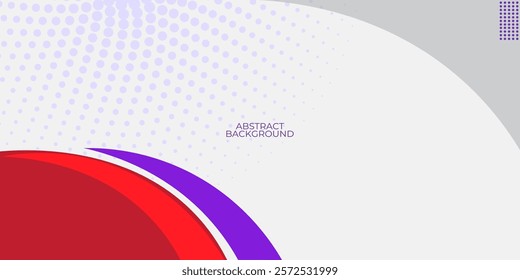 Abstract red blue waves are flowing on white background. red blue line background halftone element