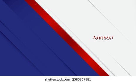 Abstract red, blue and white blank space modern futuristic background vector illustration design. Vector illustration design for presentation, banner, cover, web, card, poster, wallpaper