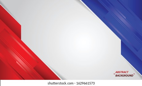 Abstract red blue and white modern design. corporate background. vector illustration.