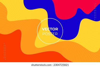 background blue yellow abstract