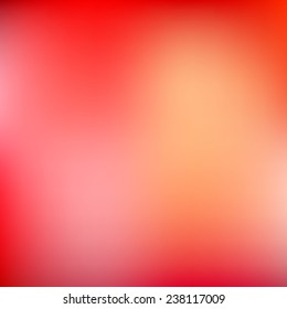 Abstract red blur color gradient background for web, presentations and prints. Vector illustration.