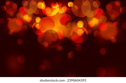 abstract red and bokeh background, defocused christmas light.