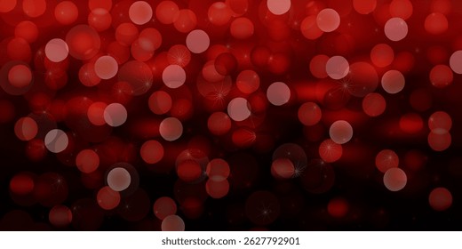 Abstractas fondo de efecto bokeh rojo.