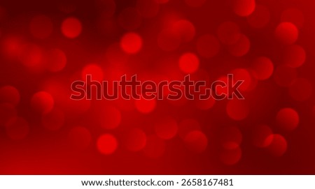 Abstract Red Bokeh Lights Background. Christmas abstract red background with bokeh light
