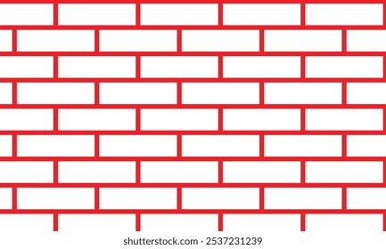 abstract red brick line pattern can be used background, wallpaper, wall cloth.