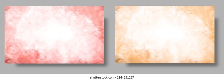 Abstract red and brown liquid watercolor background