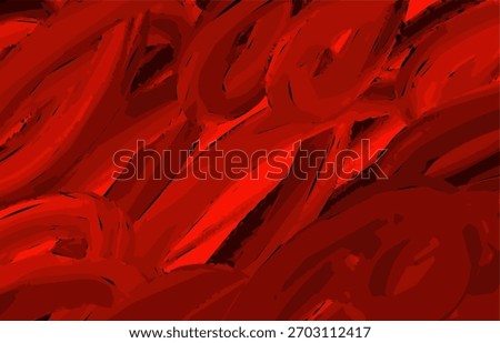 Abstract red brushstroke painting with bold textured strokes, ideal for backgrounds, posters, covers, and modern visual compositions that need strong artistic impact.
