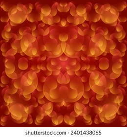 abstract red bubble background vector