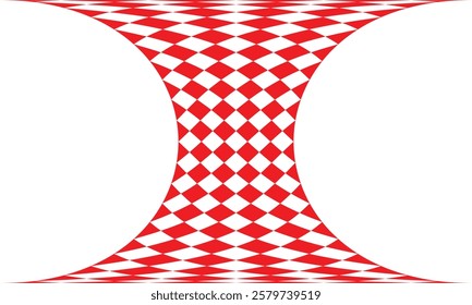 abstract red bulge rhombus pattern suitable for background.