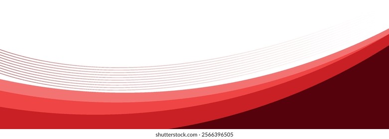 abstract red business background with dynamic curves