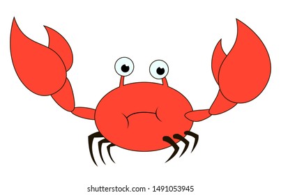 Abstract red cancer. Vector illustration.